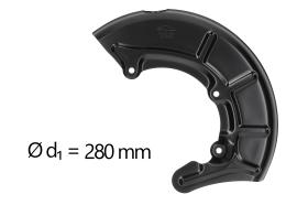 AIC 71371 - CHAPA PROTECTORA CONTRA SALPICADURAS, DISCO DE FRENO