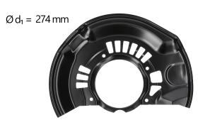 AIC 71382 - CHAPA PROTECTORA CONTRA SALPICADURAS, DISCO DE FRENO
