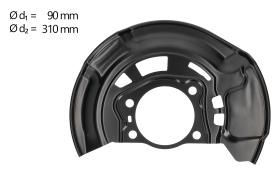 AIC 71391 - CHAPA PROTECTORA CONTRA SALPICADURAS, DISCO DE FRENO