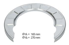 AIC 71406 - CHAPA PROTECTORA CONTRA SALPICADURAS, DISCO DE FRENO