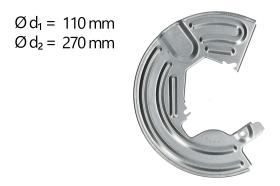 AIC 71416 - CHAPA PROTECTORA CONTRA SALPICADURAS, DISCO DE FRENO